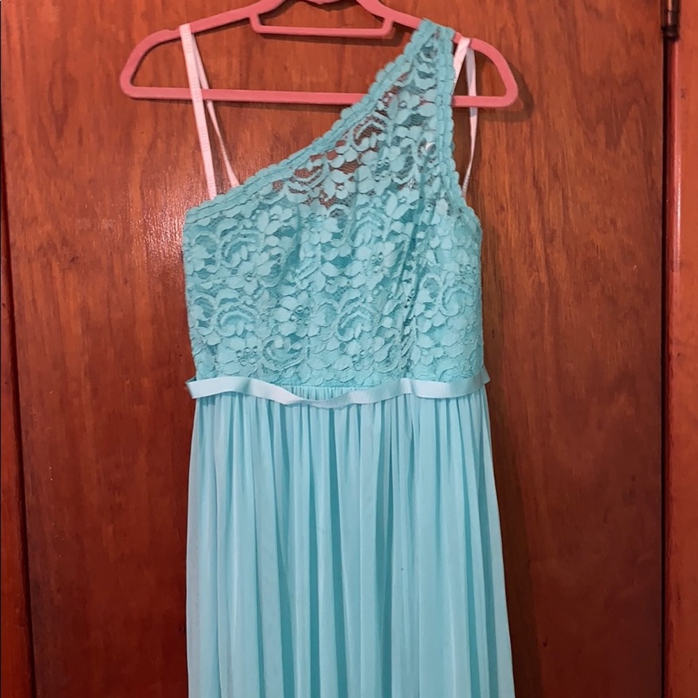 David's Bridal Bridesmaid Dress - Spa - Size 10